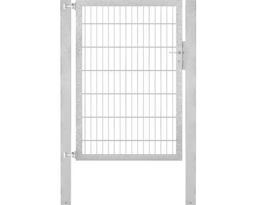 Stabgitter-Einzeltor ALBERTS Flexo Plus Typ 8/6/8 100 x 140 cm inkl. Pfosten 8 x 8 cm feuerverzinkt