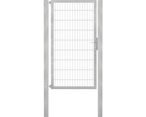 Stabgitter-Einzeltor ALBERTS Flexo Plus Typ 8/6/8 100 x 180 cm inkl. Pfosten 8 x 8 cm feuerverzinkt