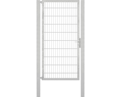 Stabgitter-Einzeltor ALBERTS Flexo Plus Typ 8/6/8 100 x 200 cm inkl. Pfosten 8 x 8 cm feuerverzinkt