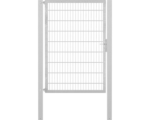 Stabgitter-Einzeltor ALBERTS Flexo Plus Typ 8/6/8 125 x 180 cm inkl. Pfosten 8 x 8 cm feuerverzinkt