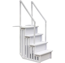 Schwimmbadtreppe mit Handlauf