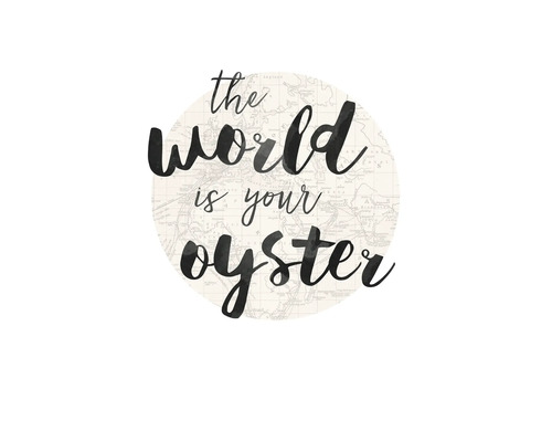 Kunstdruck World is your Oyster I 24x30 cm