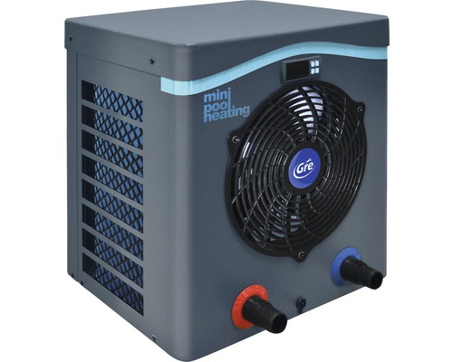 Poolheizung Miniwärmepumpe Gre 4,2kW Heizleistung bis 30m³ grau Poolheizung Mini für Pools