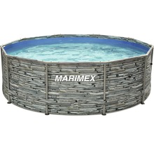 Marimex Frame Pool mit Steinoptik und Wasser