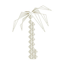 Kunstdruck Palm Tree 40x50 cm