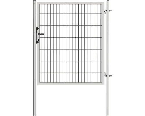 Tür ULI ZH 1,6 m x LW 1,22 m, RAL 9006 weiß aluminium
