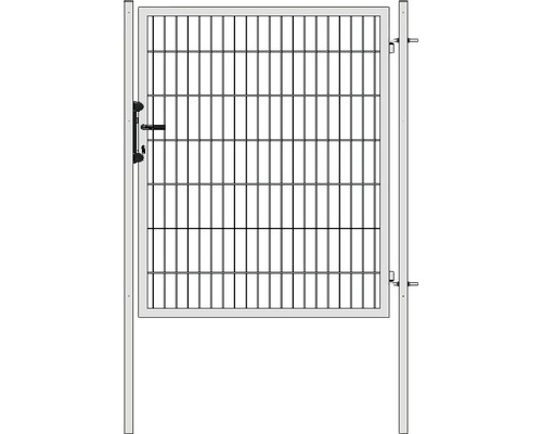 Tür ULI ZH 1,2 m x LW 1,22 m, RAL 9006 weiß aluminium