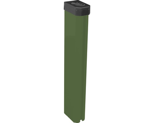 Säule ULI 6040 GL 1,50M Alu grün Mülleimer für den Aussenbereich