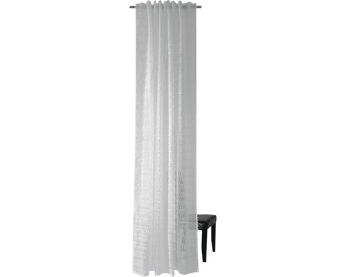 Vorhang mit Band Franje weiß 140x245 cm
