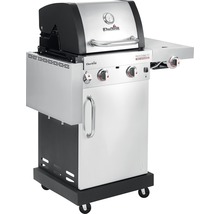 Char-Broil Gasgrill mit Seitenbrenner auf Rädern