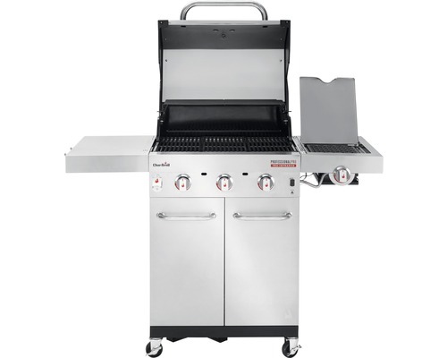 Grillwagen mit drei Brennern, Seitenablagen und Unterschrank