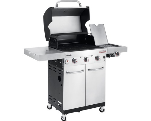 Char-Broil Gasgrill mit drei Brennern, Ablageflächen und Schrank