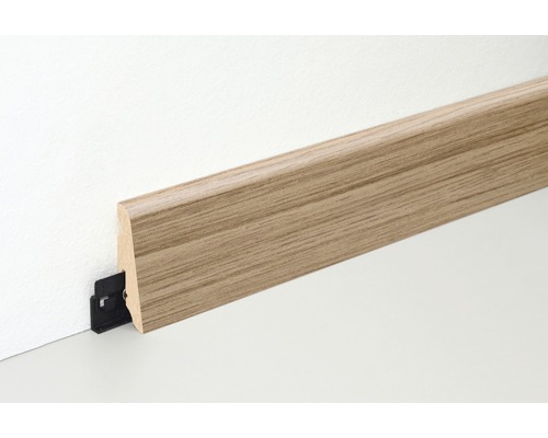 Sockelleiste mit Befestigungsclip