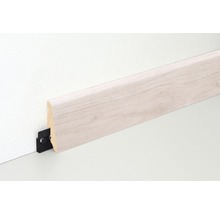 Sockelleiste mit Clipbefestigung an der Wand