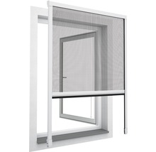 Insektenschutz home protect Rollo-Fenster Aluminium weiss 125x170 cm-thumb-0