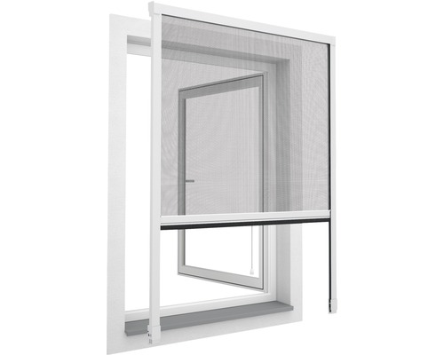 Insektenschutz home protect Rollo-Fenster Aluminium weiss 160x170 cm