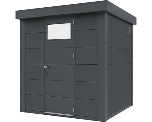 Gartenhaus Classico 2424 inkl. Regenrinne 258 x 258 cm granitgrau
