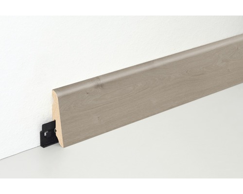 Sockelleiste mit Clip zur einfachen Montage