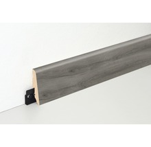 Fußleiste mit Befestigungsclip zur Wandmontage