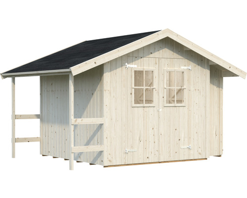 Gartenhaus aus Holz mit Dach