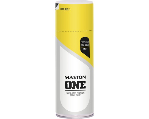 TRISTARcolor Spraydose RAL 1018 Zinkgelb – 400 Ml, Matt, Schnelltrocknend