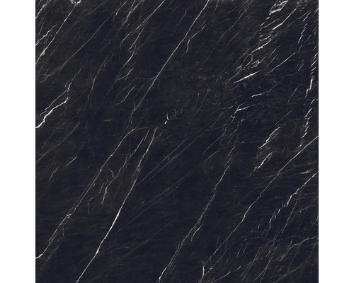 Feinsteinzeug Bodenfliese Nero 120,0x120,0 cm schwarz glänzend rektifiziert