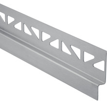 Fliesenschiene aus Metall mit dreieckigen Aussparungen