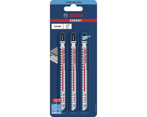 Bosch Expert Stichsägeblätter, T 341 HM, Dreierpack