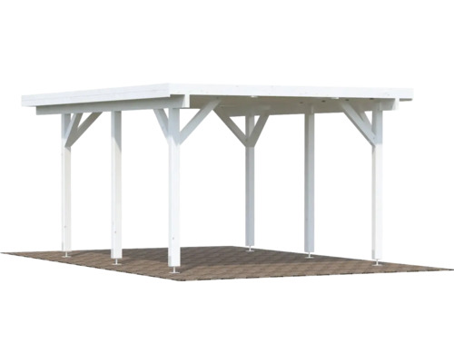 Freistehender Carport aus Holz