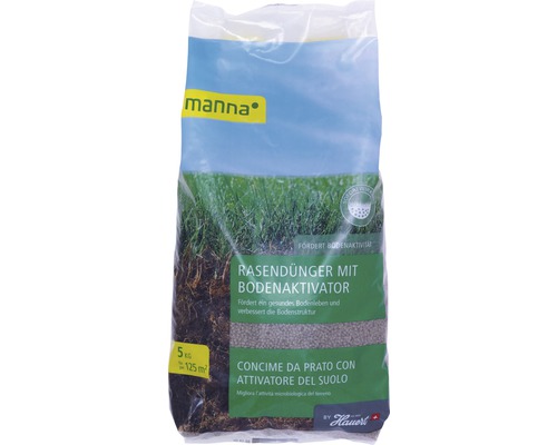 Rasendünger Manna mit Bodenaktivator 5 kg / 125 m²
