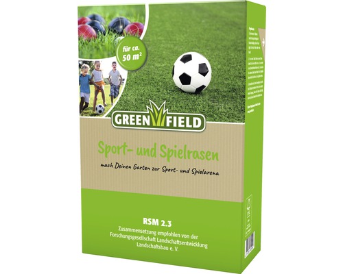 Rasensamen Greenfield Sport- & Spielrasen 1 kg / 50 m²