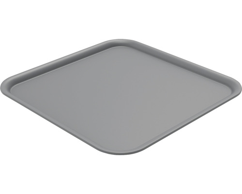 Aufbewahrungsbox Rotho 29,6x1,2x29,6 cm 1-tlg. Graues Tablett