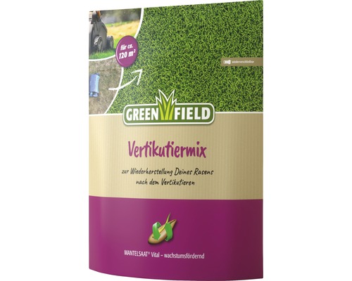 Rasensamen Greenfield Vertikutiermix 2,5 kg / 120 m²