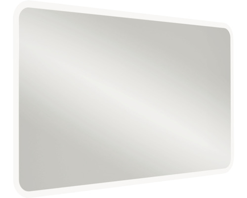 LED-Lichtspiegel Baden Haus mit Spiegelheizung rechteck 120x70 cm