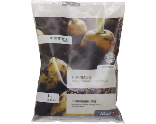 Hornmehl Manna Bio 1 kg / 12 m² Hornmehl Manna Bio 1 kg / 12 m²