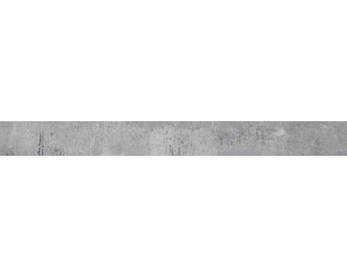 Feinsteinzeug Sockelfliese Tribeca 6x60 cm lappato dunkelgrau Graue Betonoptik