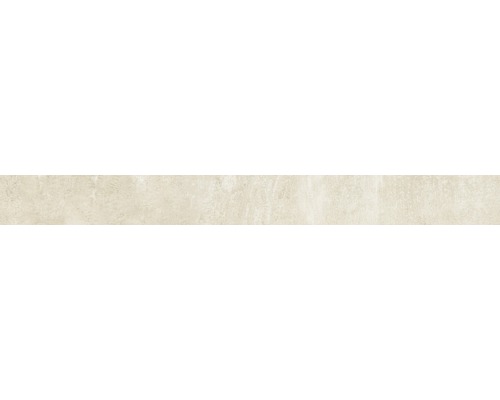 Feinsteinzeug Sockelfliese Tribeca 6x60 cm hellgrau poliert Holzstruktur, Nahaufnahme