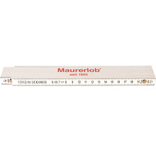 Maurerlob Zollstock mit Metermarkierung
