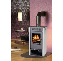 Kamonofen Firefix Magna Stahl grau 7 kW mit Holzfach-thumb-1 Kamonofen Firefix Magna Stahl grau 7 kW mit Holzfach-thumb-1