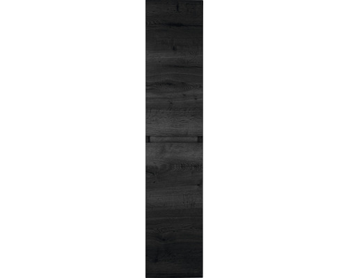 Hochschrank Sanox Frozen 170x35x35 cm mit 2 Türen black oak