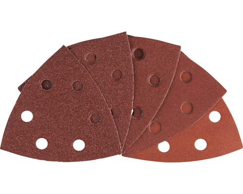 Schleifblatt Bosch C430 für Deltaschleifer, 10er-Pack Delta Schleifpapier Set mit Löchern