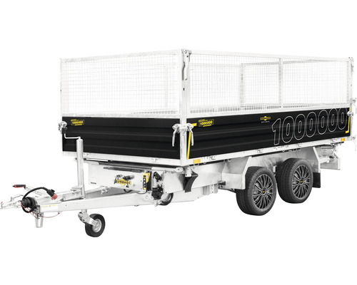 Humbaur Stahlgitteraufsatz für Tipper L 3000/3500 3500 mm x 1500 mm x 600 mm Humbaur Anhänger mit Gitteraufsatz