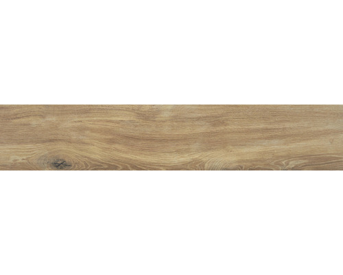 Feinsteinzeug Bodenfliese Oakwood roble 22,7x119,5 cm matt rektifiziert