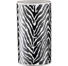 Zylindrische Vase mit Zebradruck