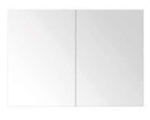 Spiegelschrank Sanox Porto 2-türig 90x13x65 cm kieselgrau