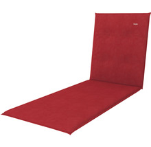 Auflage für Liege Doppler Look 195 x 58 cm rot