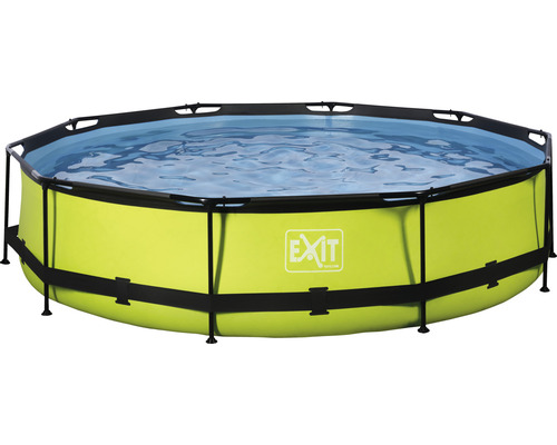 Aufstellpool Framepool-Set EXIT Lime rund Ø 360x76 cm inkl. Kartuschenfilteranlage grün Aufstellpool Framepool-Set EXIT Lime rund Ø 360x76 cm inkl. Kartuschenfilteranlage grün