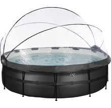 Runder Pool mit Abdeckung