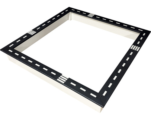 Sandkasten mit Straßenmotiv