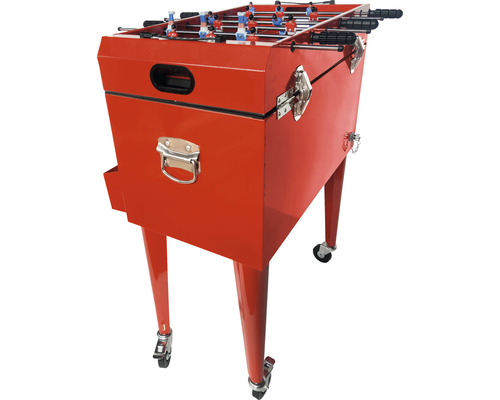 Tischfußballtisch mit Rollen